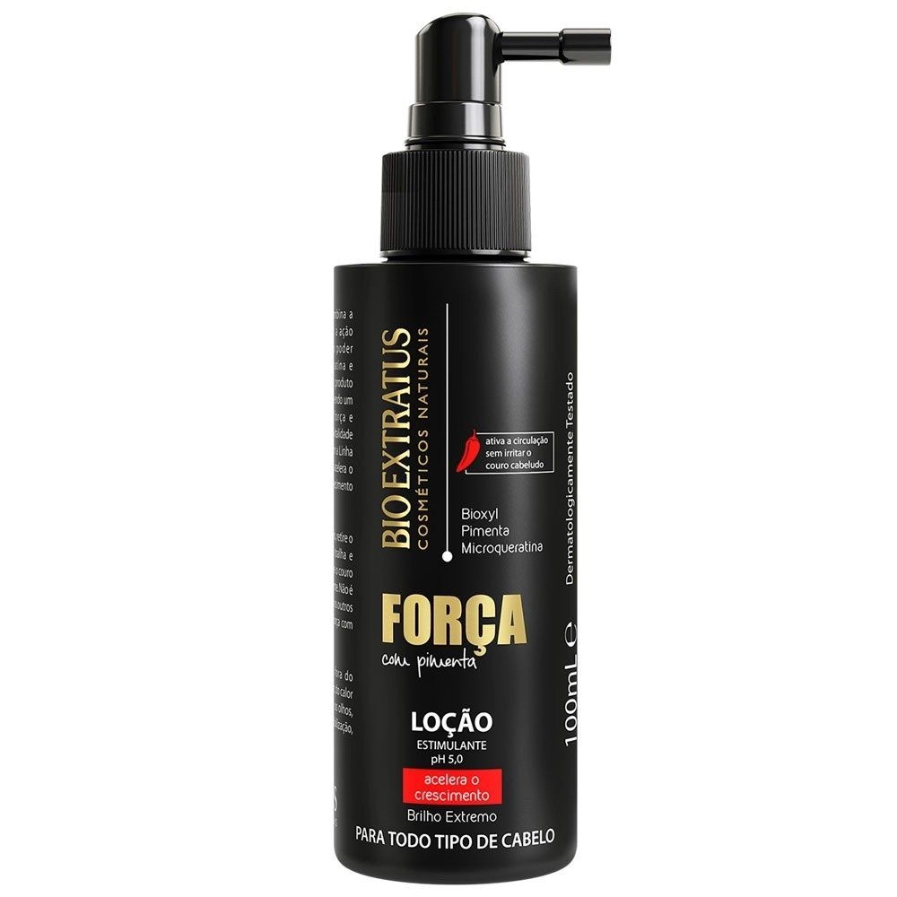 Loção Capilar Estimulante Força Com Pimenta Bio Extratus 100ml