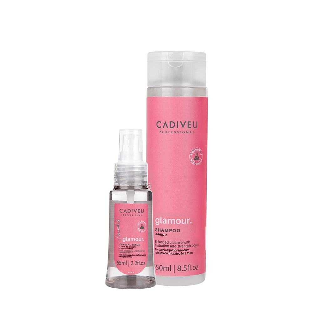 Kit Cadiveu Profissional Essentials Glamour Shampoo E Sérum (2 Produtos)
