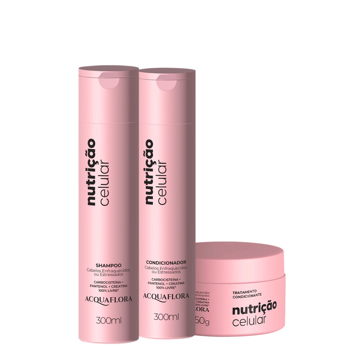 Kit Acquaflora Nutrição Celular Home Care (3 Produtos)