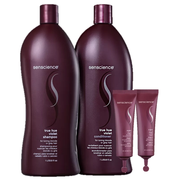 Produto Kit_Senscience_True_Hue_Violet_Salon_CPR_Tratamento_Reconstrutor_2x25ml_Evas_1