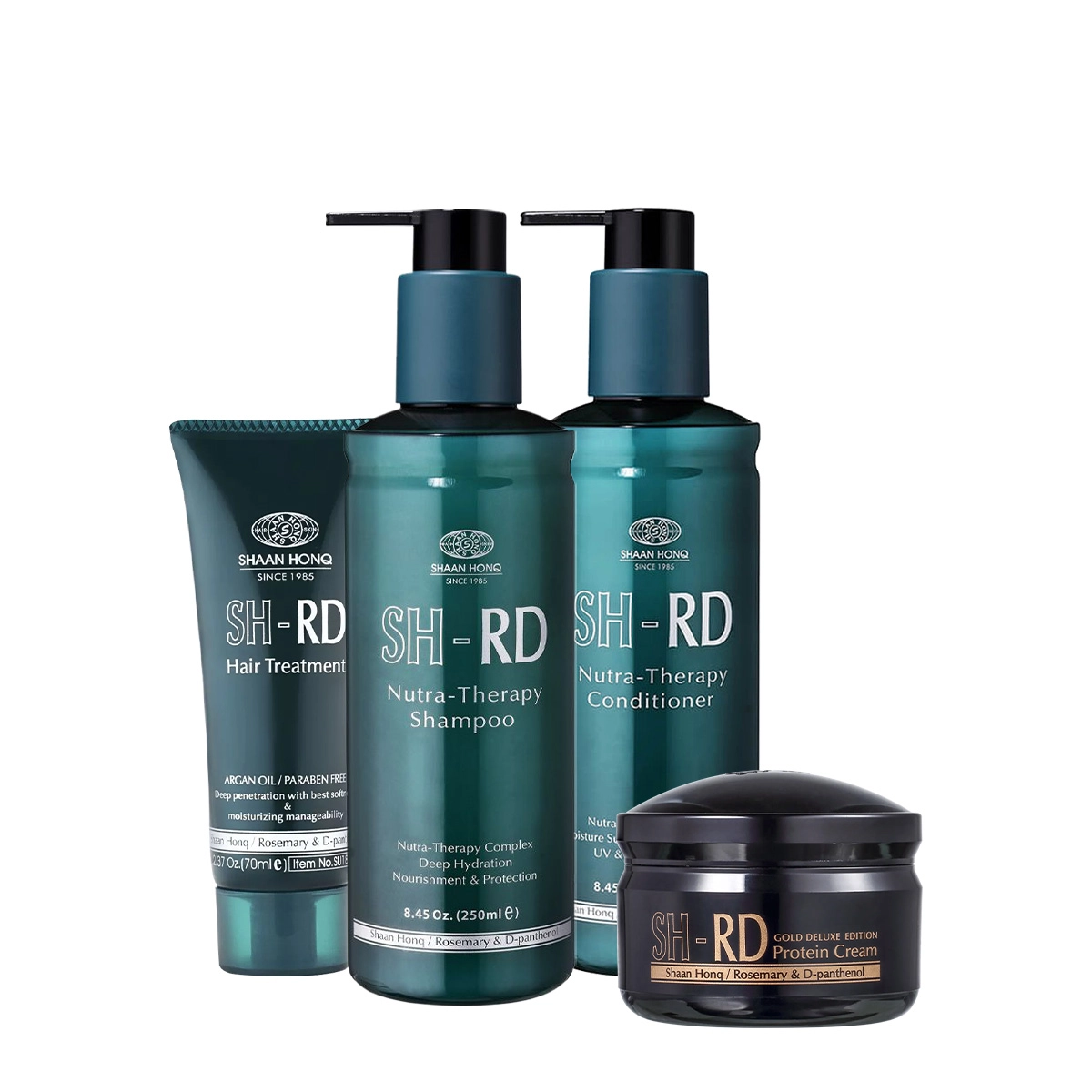 Kit SH-RD Nutra Therapy Shampoo Condicionador Máscara E Protein Cream Gold (4 Produtos)