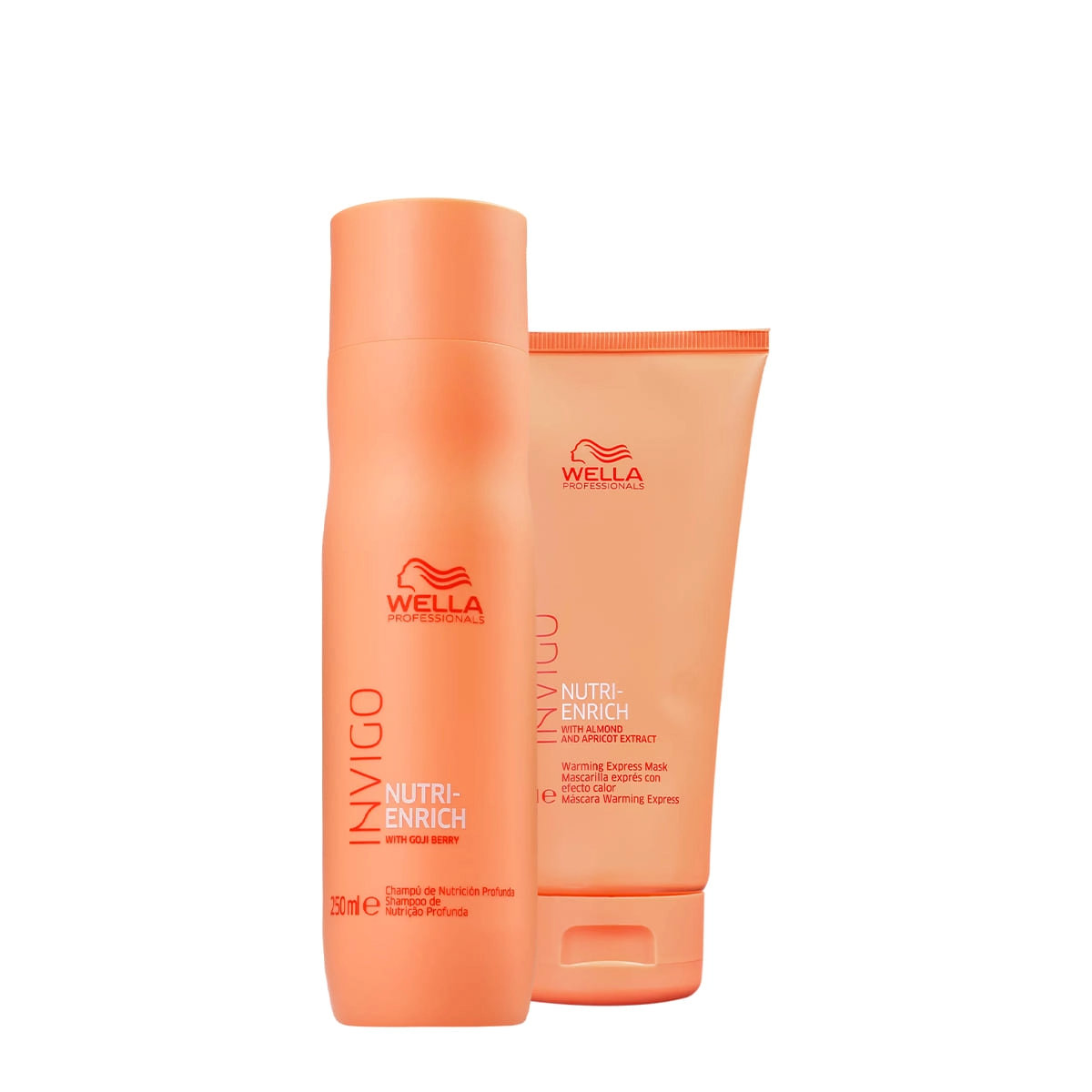 Wella Professionals Invigo Nutri-Enrich Shampoo 250ml+Mascara Warming Express 150ml