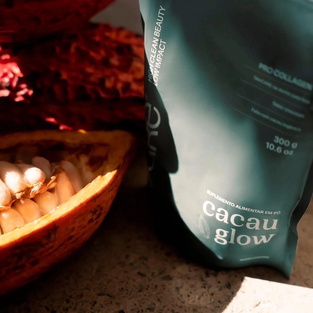 Produto Care_Natural_Beauty_Cacau_Glow_Estimulador_de_Colageno_300g_Evas_3