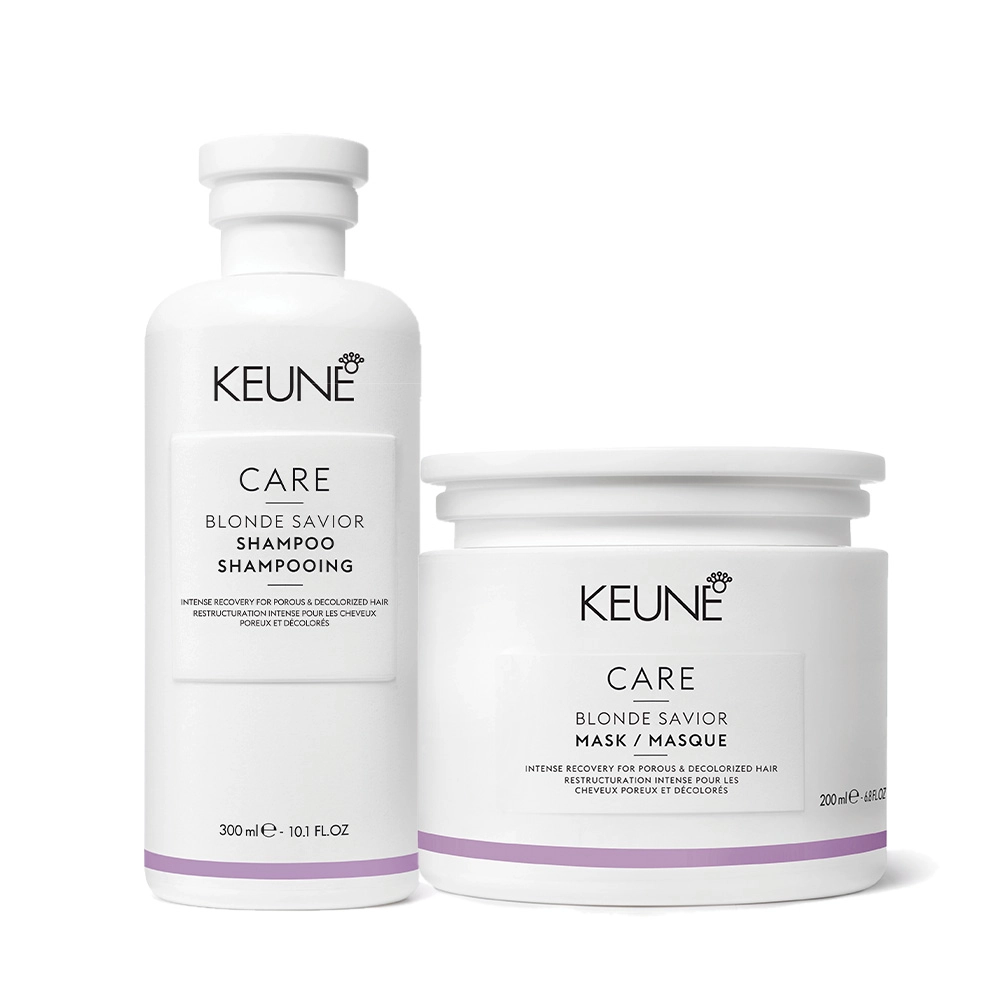 Kit Keune Care Blonde Savior Shampoo + Máscara (2 Produtos)