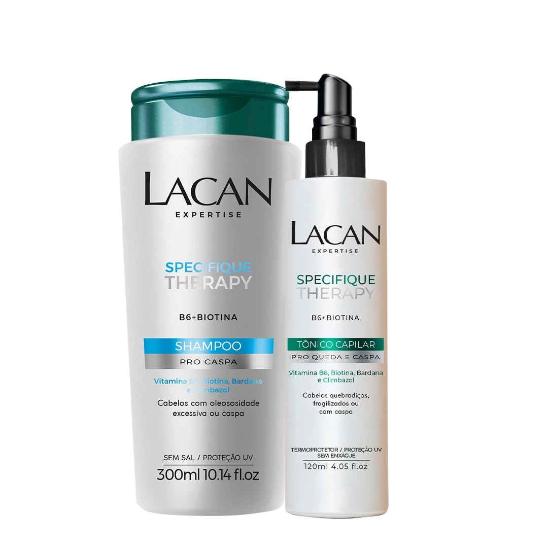 Produto Kit_Lacan_Specifique_Therapy_Pro_Queda_e_Caspa_Tonico_e_Pro_Caspa_Shampoo_Evas_1