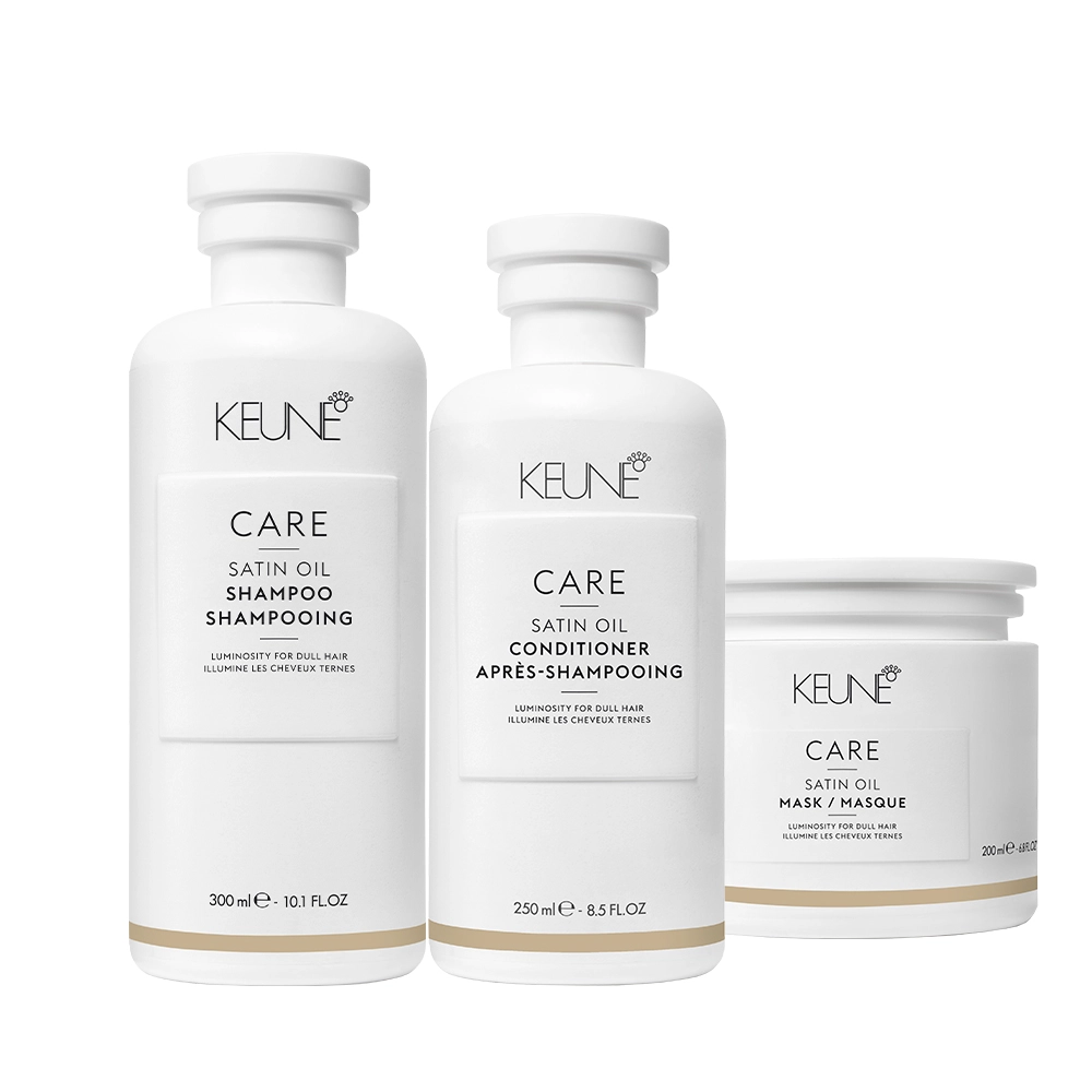 Kit Keune Care Satin Oil Home Care (3 Produtos)
