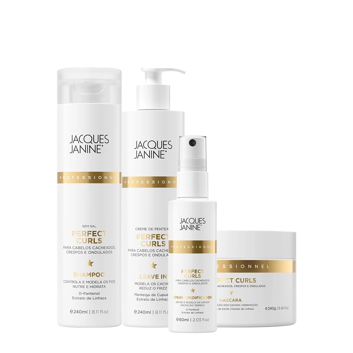 Produto Kit_Jacques_Janine_Professionnel_Perfect_Curls_Shampoo_Leave-in_Spray_e_Mascara_Evas_1