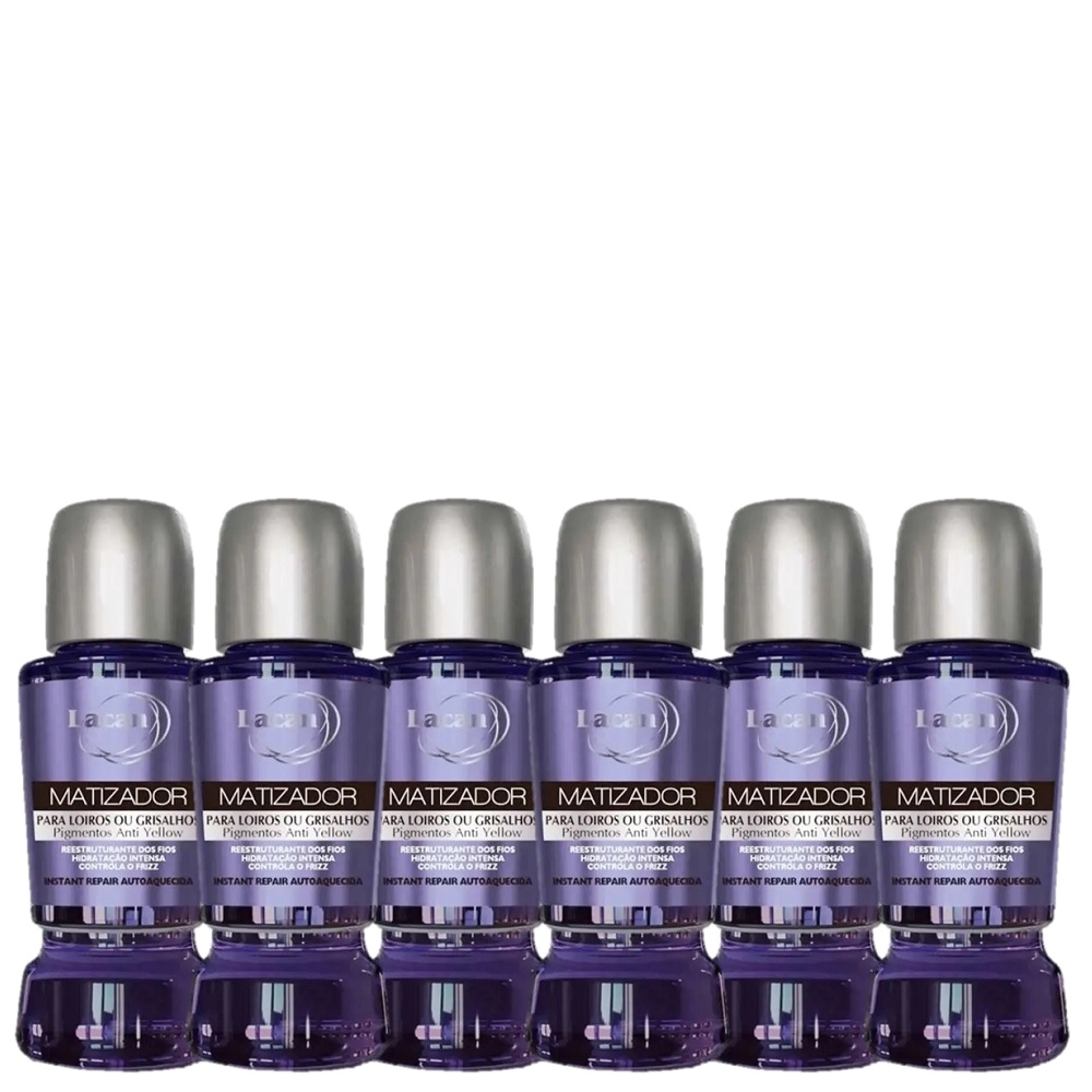 Produto Kit_Lacan_Anti_Yellow_Matizador_Ampola_17ml_6_Unidades_Evas_1