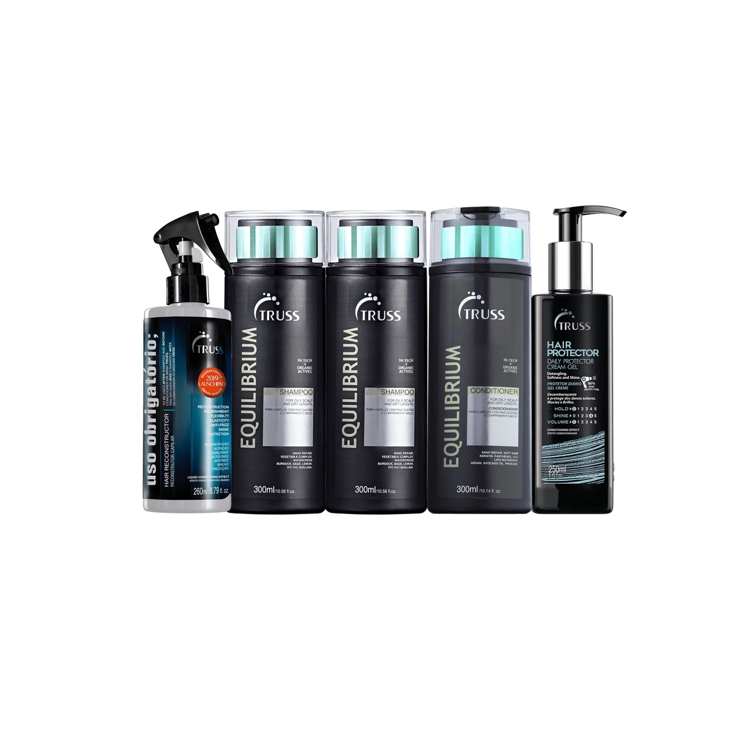 Kit Truss Equilibrium Uso Obrigatório Protector (5 Produtos)