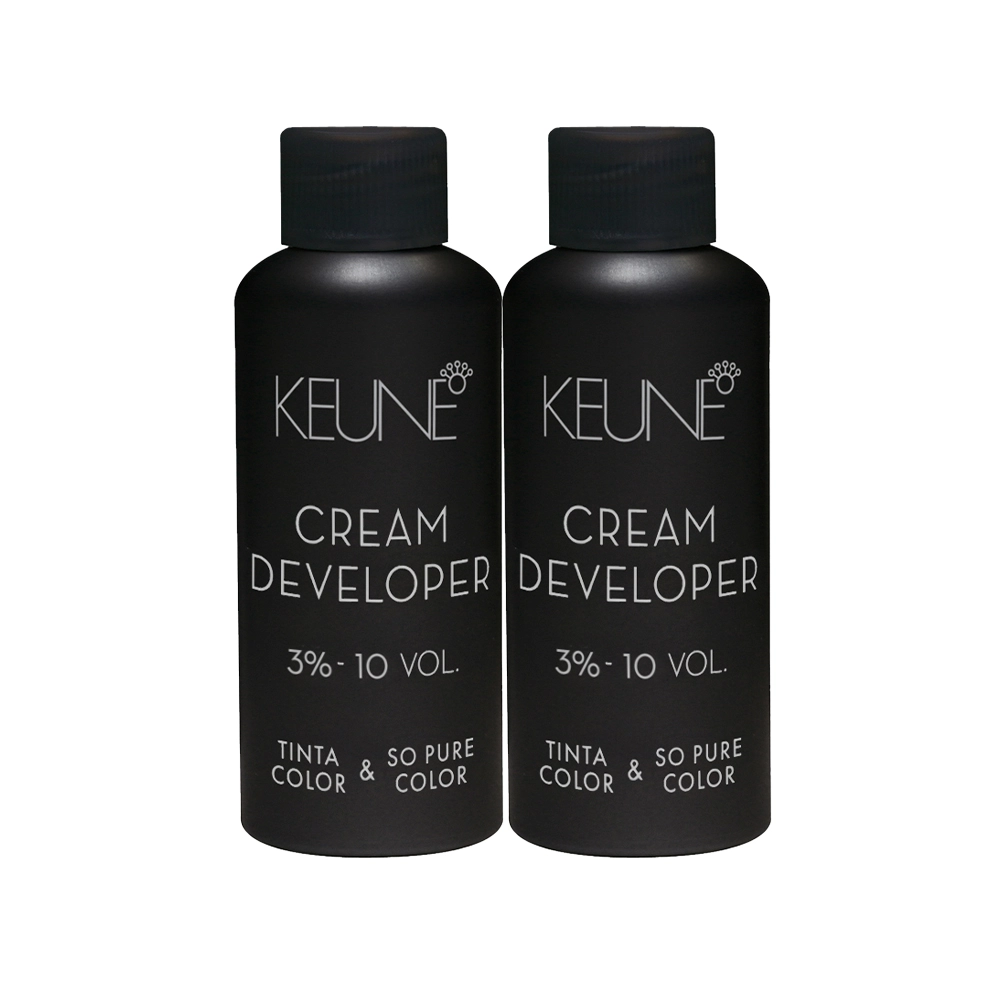 Kit Keune Tinta Color & So Pure Color 3% - 10 VOL Oxidante Cremoso 60ml (2 Unidades)