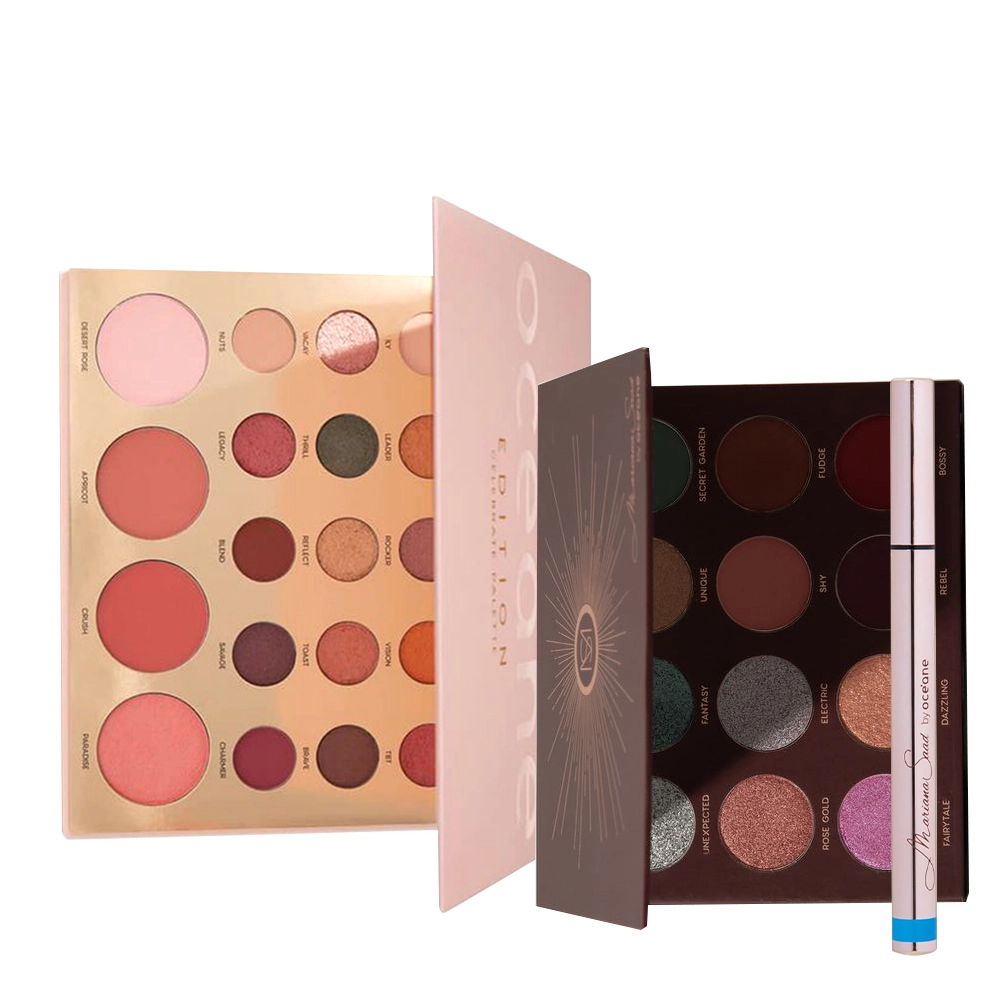 Produto Kit_Oceane_Edition_Celebrate_Palette_12_Shades_e_Caneta_Delineadora_Blue_Evas_1