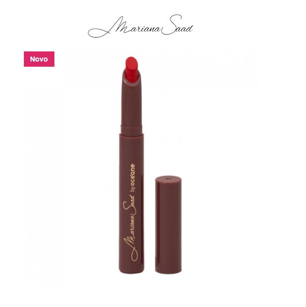 Mariana_Saad_Batom_Matte_Lipstick_Real_Red_Oceane_Evas_2 Produto Mariana_Saad_Batom_Matte_Lipstick_Real_Red_Oceane_Evas_2