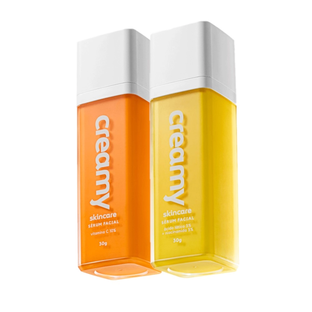 Kit Creamy Skincare Vitamina C Lático (2 Produtos)