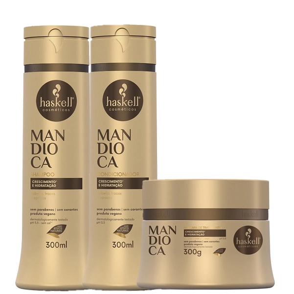 Haskell Mandioca Duo 300ml E Mascara 300g