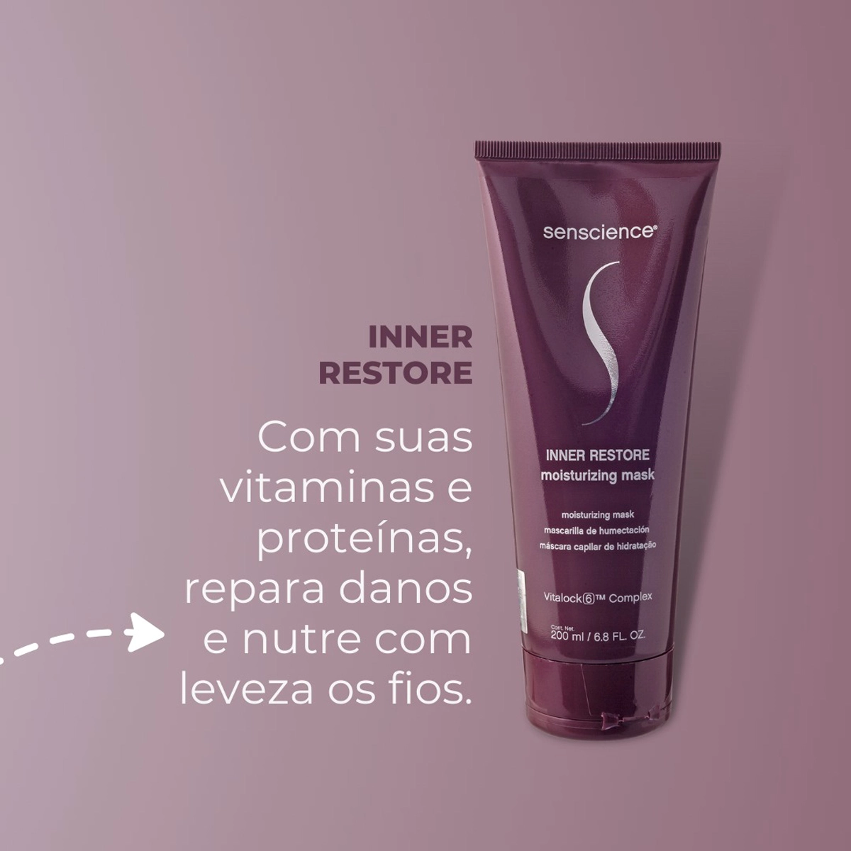 Produto Kit_Senscience_True_Hue_Violet_Shampoo_Máscara_Moisturizing_Óleo_Evas_3