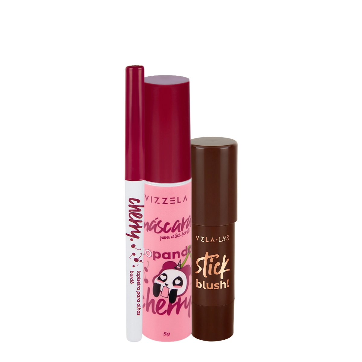 Kit_Vizzela_Big_No_Panda_Cherry_Las_Stick_Blush_Lapiseira_Mascara_para_Cilios_Red_Mocha_Blush_Em_Bastao_Evas_1 Produto Kit_Vizzela_Big_No_Panda_Cherry_Las_Stick_Blush_Lapiseira_Mascara_para_Cilios_Red_Mocha_Blush_Em_Bastao_Evas_1