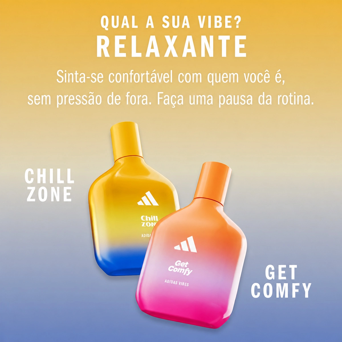 Adidas Vibes Get Comfy Kit Coffret Eau de Pafum Shower Gel (2