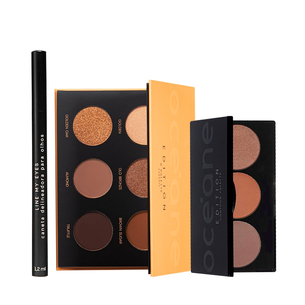Produto Kit_Oceane_Edition_Paleta_de_Contour_Caneta_Line_My_Eyes_e_Sombra_Classic_Evas_1