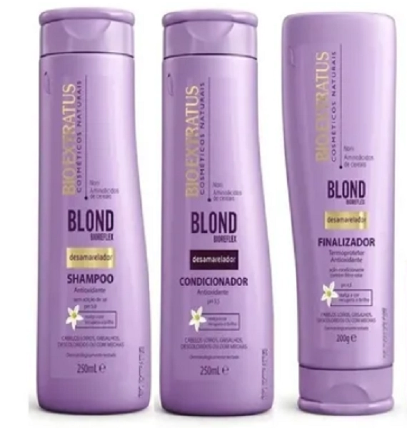 Bio Extratus Blond Bioreflex Kit Duo 250ml E Finalizador 200ml