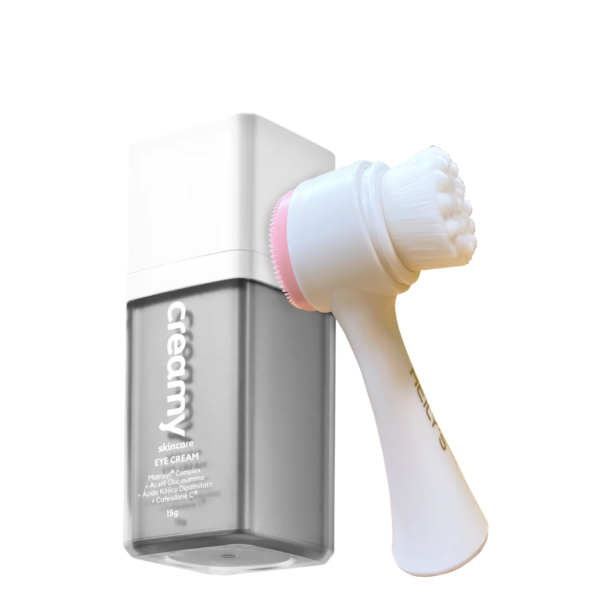 Produto Kit_Creamy_Eye_Cream_Redutor_de_Linhas_e_Escova_de_Limpeza_Facial_2_em_1_Evas_1