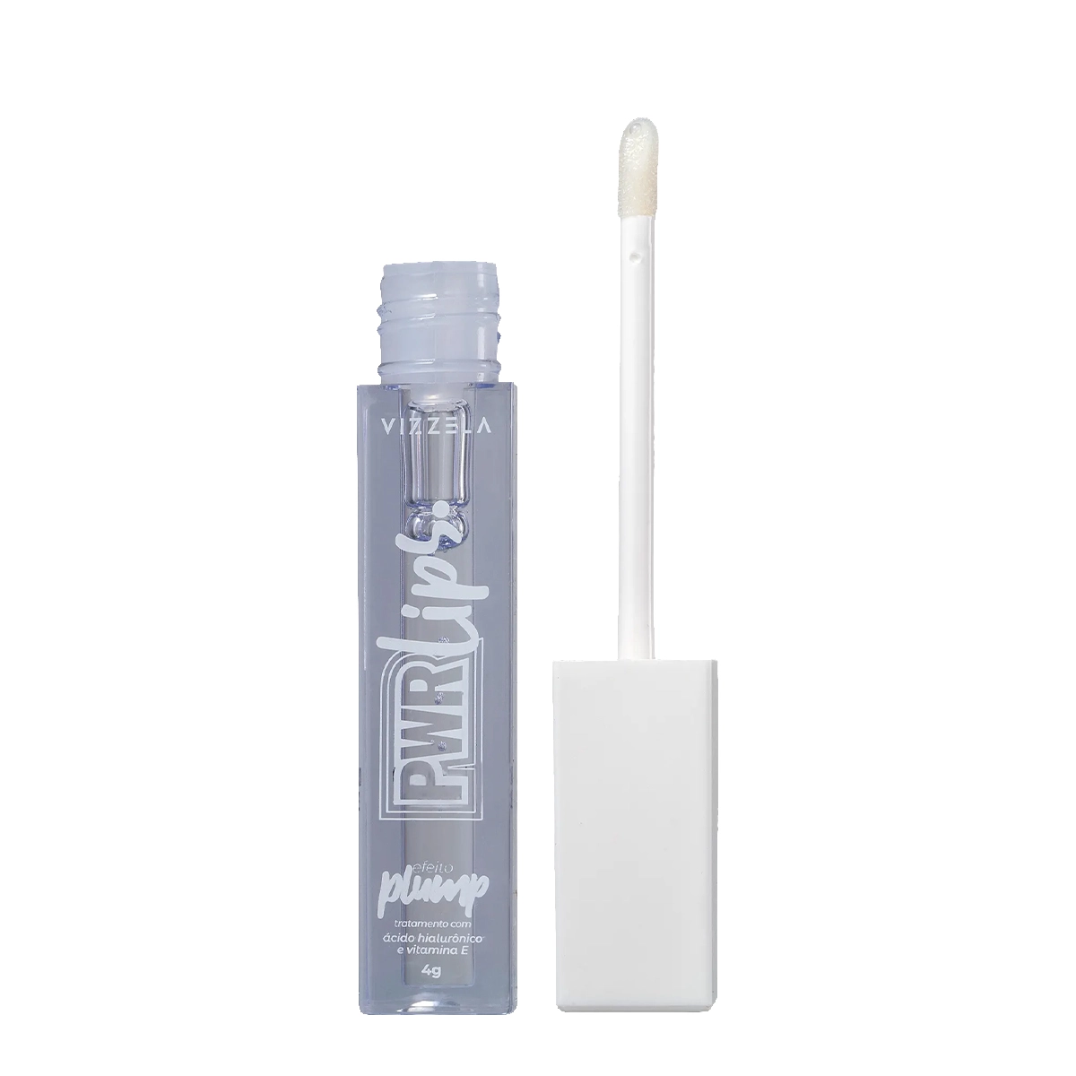 Vizzela Power Lips Top Coat Incolor - Gloss Labial 4g