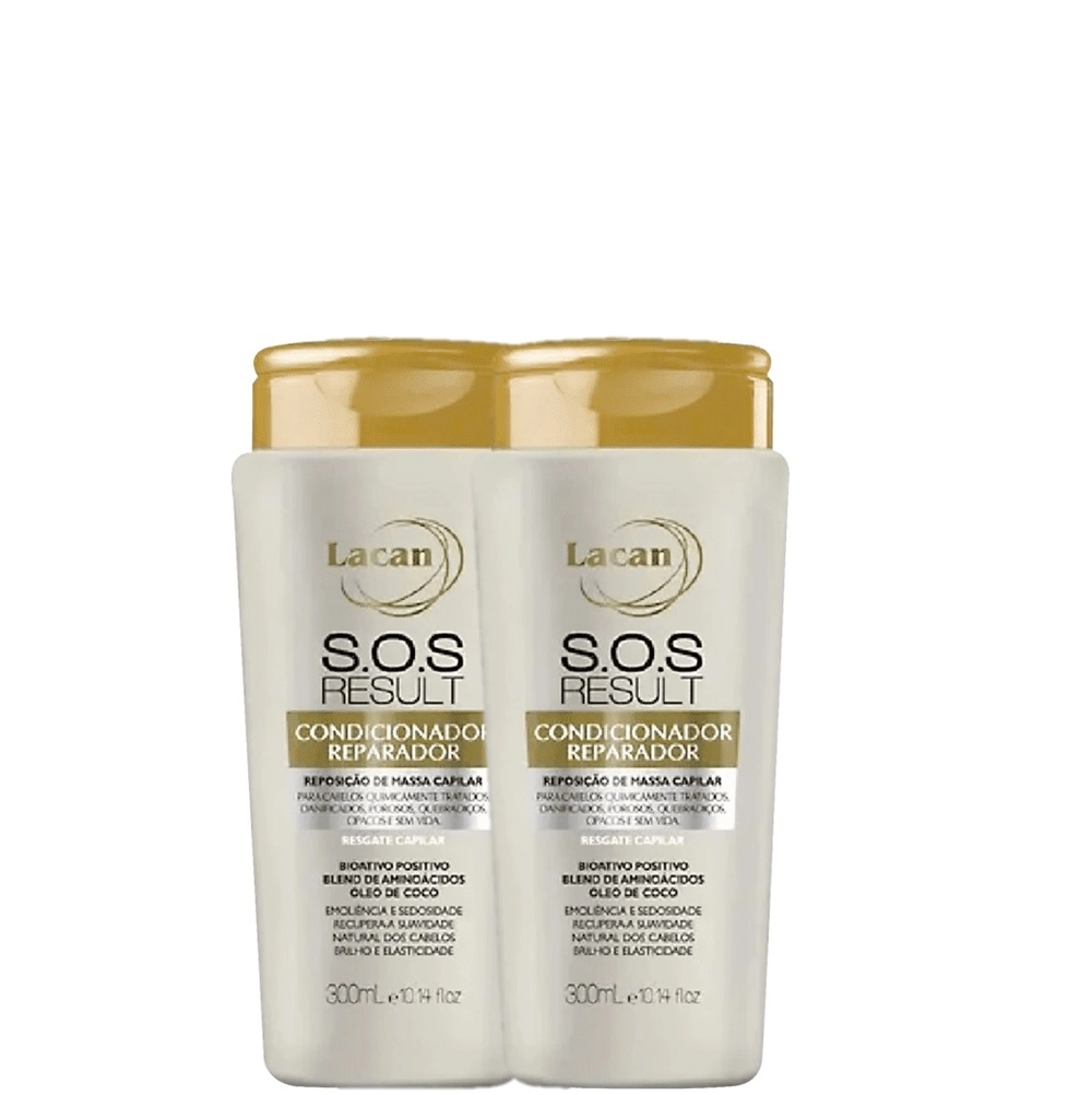 Produto Kit_Lacan_Reparador_S-O-S_Result_Condicionador_300ml_2_Unidades_Evas_1