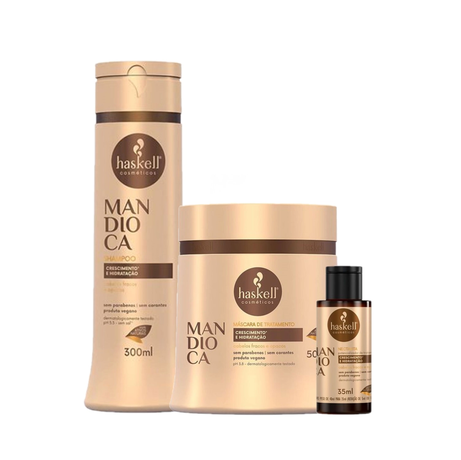 Produto Kit_Haskell_Mandioca_Cabelos_Opacos_Evas_1