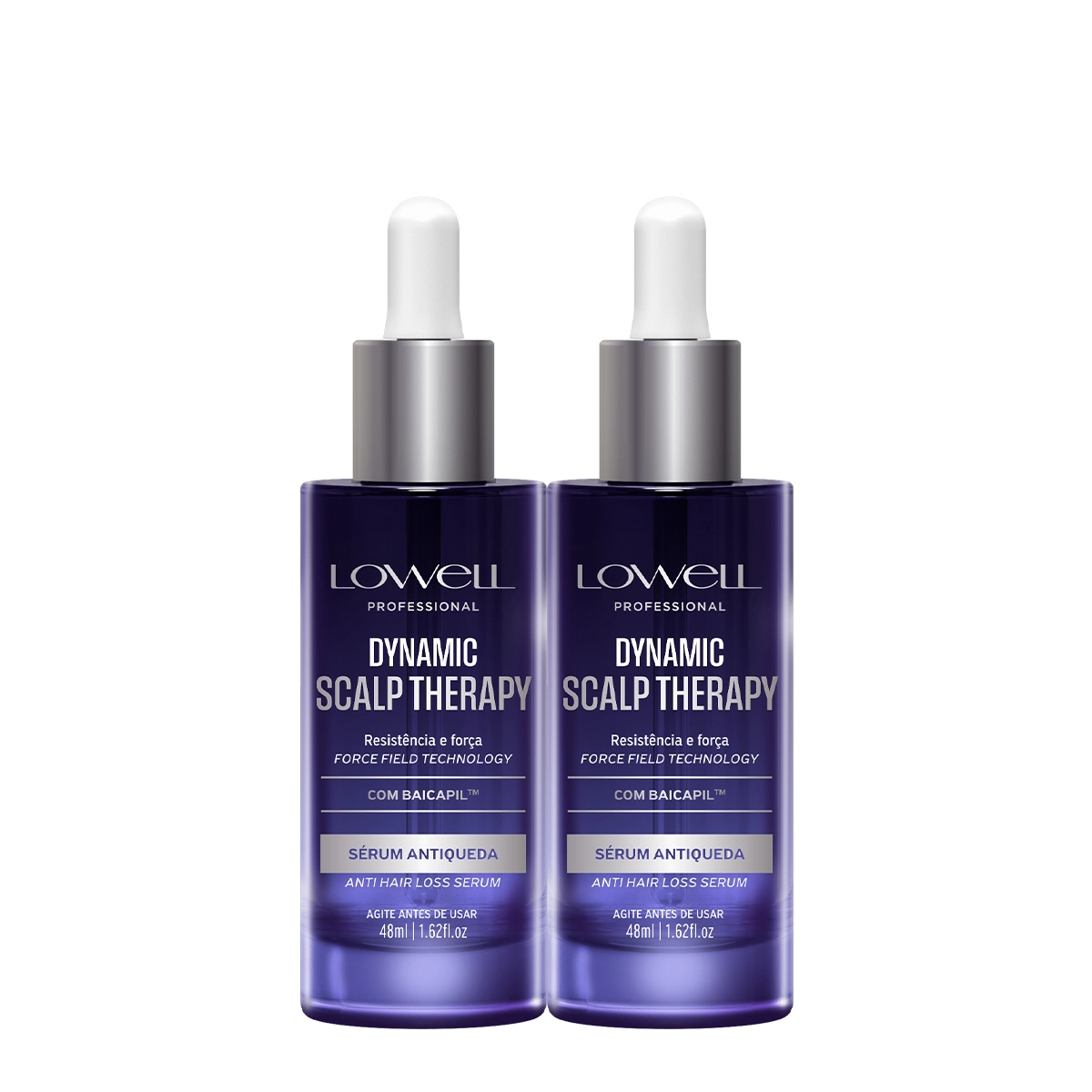 Kit Lowell Dynamic Scalp Therapy Sérum Antiqueda Extra (2 Unidades)