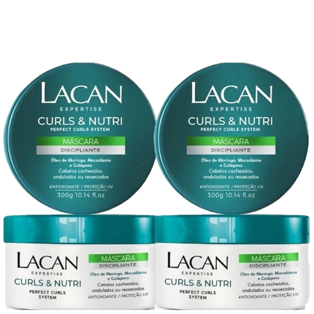 Produto Kit_Lacan_Curls_e_Nutri_Mascara_Discipliante_300g_2_Unidades_Evas_1