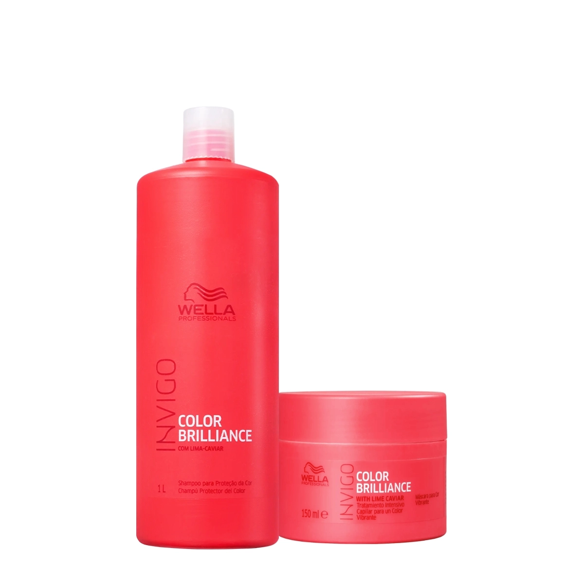 Wella Professionals Invigo Color Brilliance Shampoo 1l+Máscara 150ml