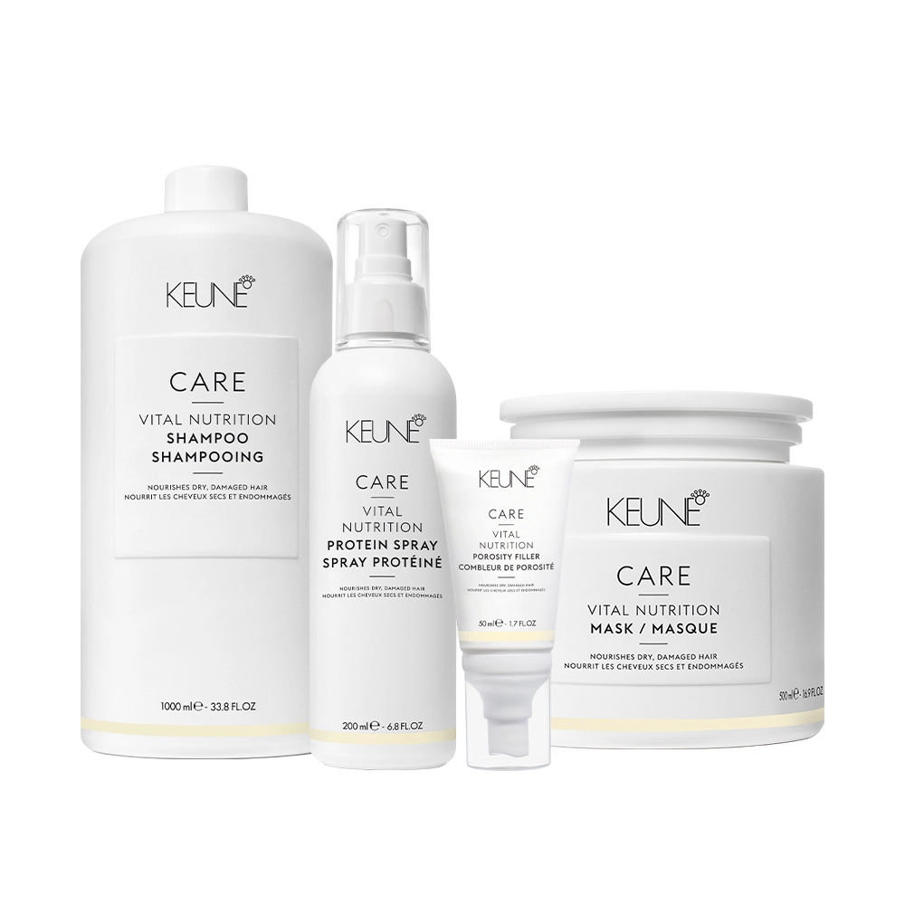 Produto Kit_Keune_Care_Vital_Nutrition_Shampoo_Litro_Mask_Protein_Porosity_Filler_Evas_1