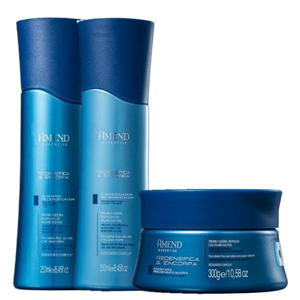 Produto Kit_Amend_Redensifica_&_Encorpa_Shampoo_Condicionador_Mascara_Evas_1
