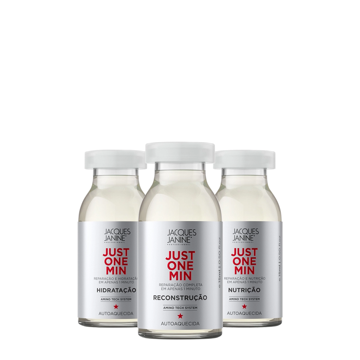 Produto Kit_Jacques_Janine_Professionnel_Just_One_Min_Cronograma_Capilar_Ampola_3_produtos_Evas_1