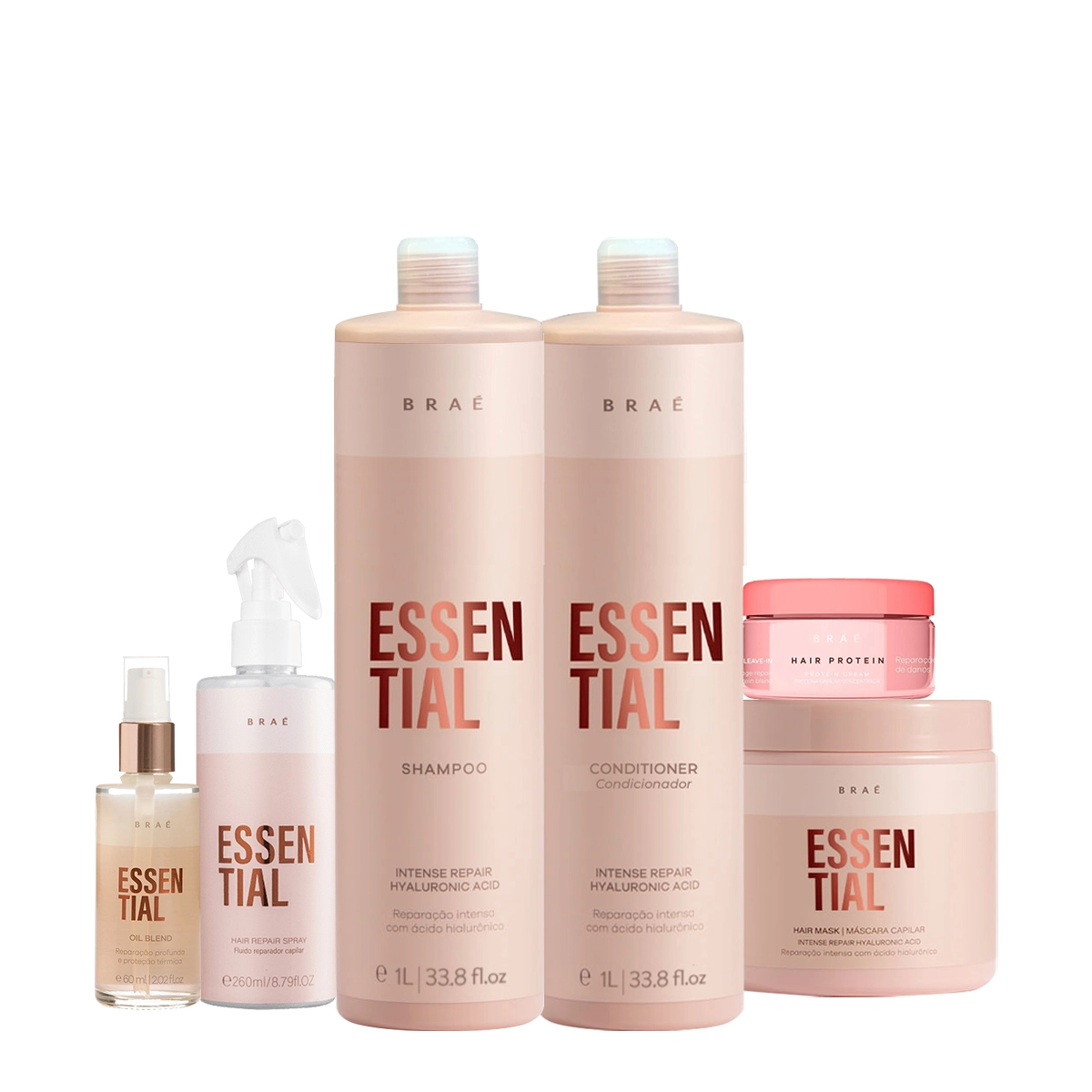 Kit Braé Essential Completo Litro Protein (6 Produtos)