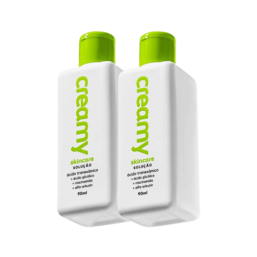 Kit Creamy Ácido Tranexâmico Solução - Tônico Facial 90ml (2 Unidades)