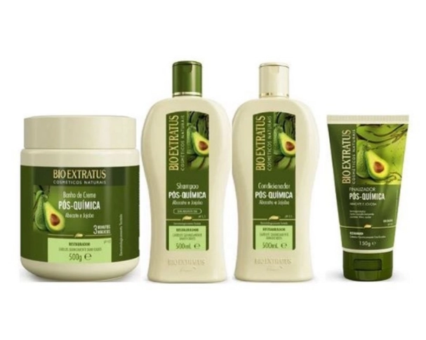 Bio Extratus Pós-Química Duo Banho De Creme 500ml E Finalizador 150ml