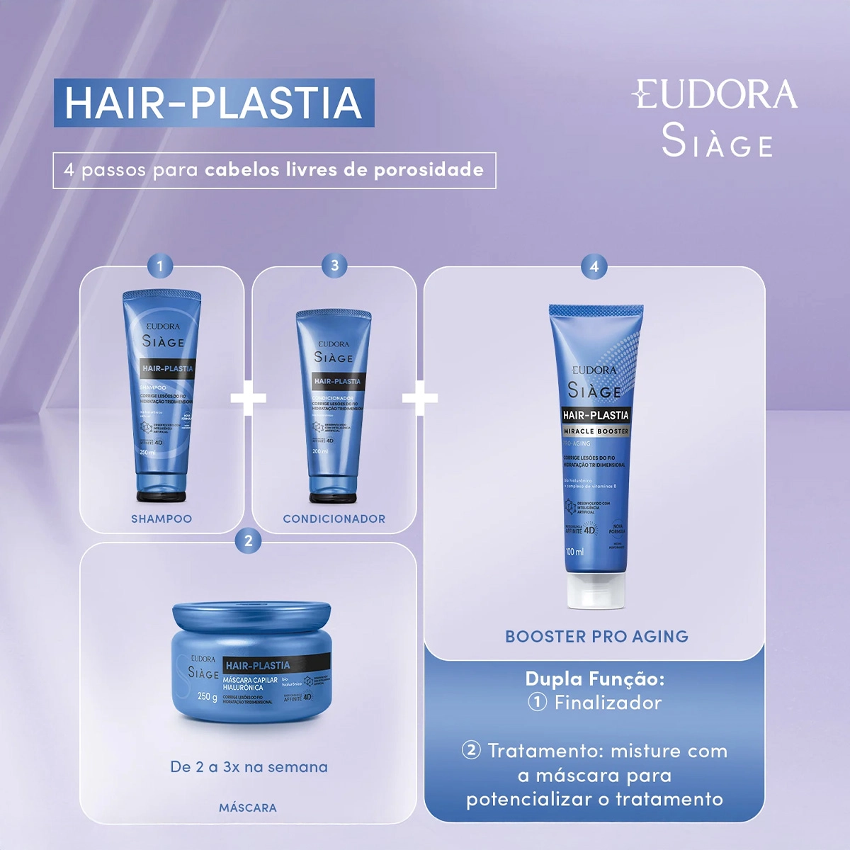 Produto Kit_Eudora_Siage_Hairplastia_Shampoo_Extra_Evas_3