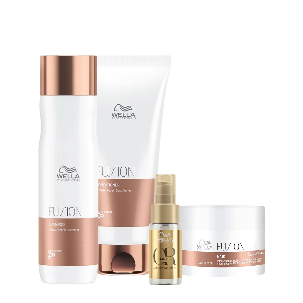 Kit Wella Professionals Fusion Reflections Home Care Oil 30 (4 Produtos)