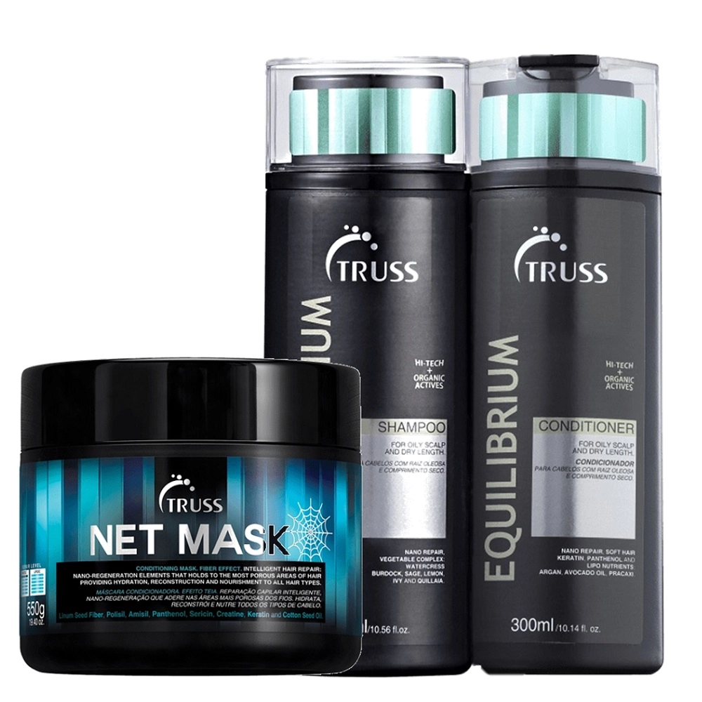 Kit Truss Equilibrium Net Mask (3 Produtos)