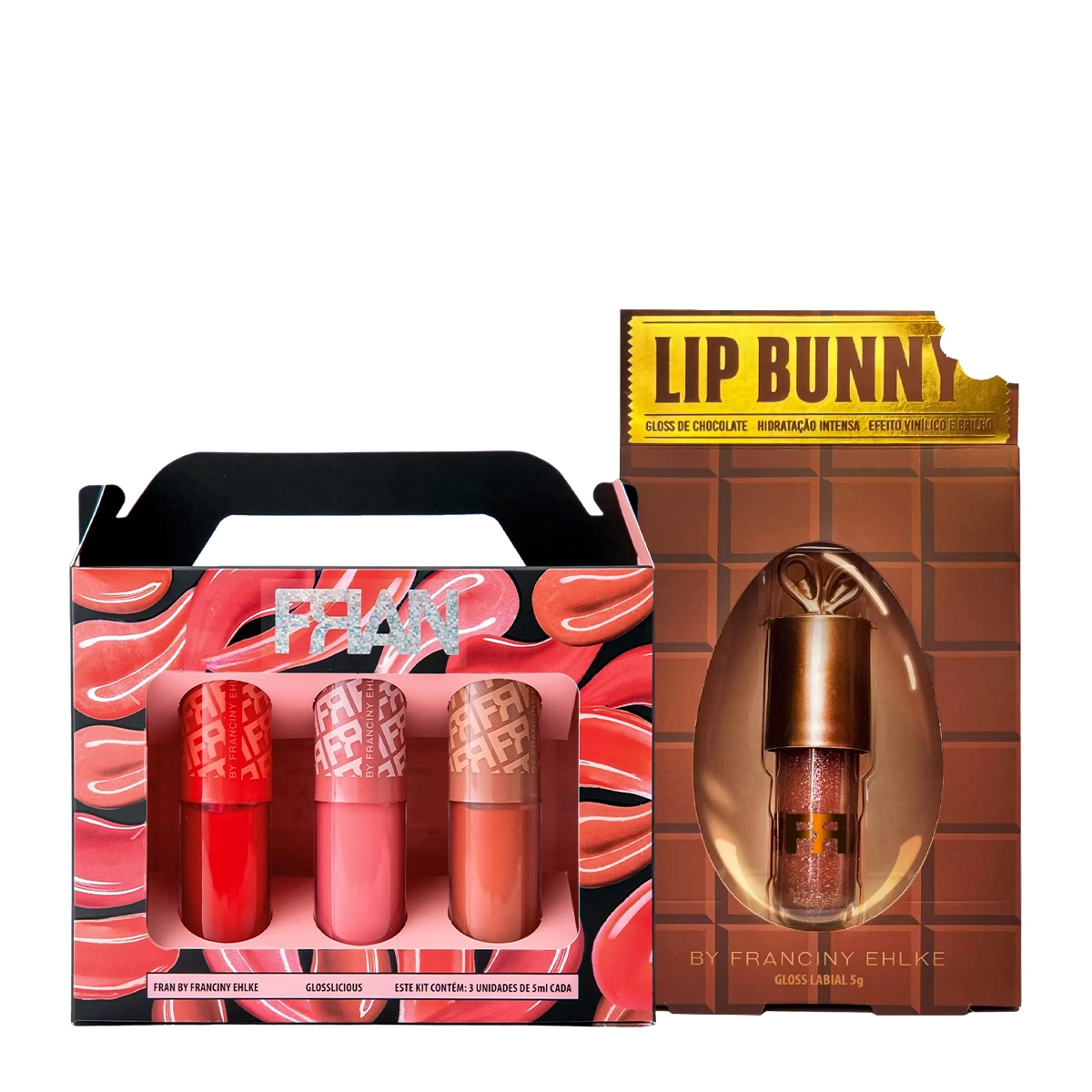 Produto Kit_Fran_by_Franciny_Ehlke_Gloss_Glosslicius_Lip_Bunny_Evas_1
