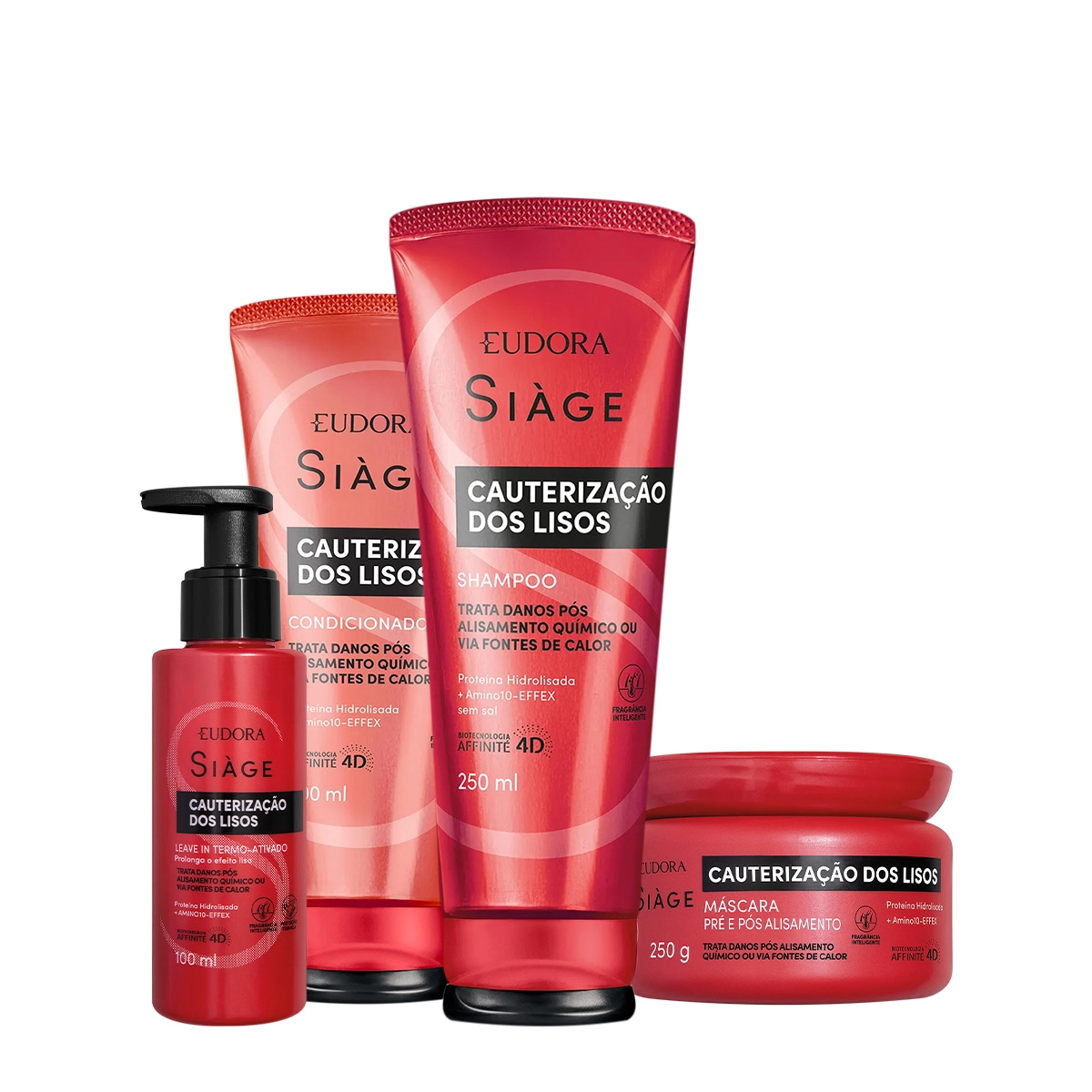 Produto Kit_Eudora_Siage_Cauterizacao_Lisos_Shampoo_Condicionador_Mascara_Leavein_Evas_1