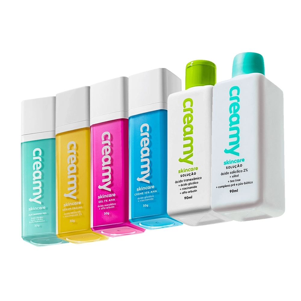 Kit Creamy Skincare Ácidos Anti Age (6 Produtos)