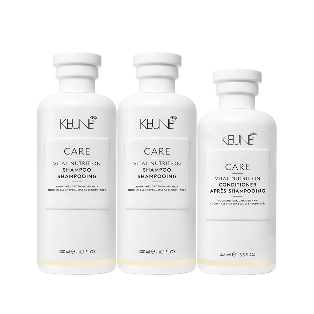 Kit Keune Care Vital Nutrition Shampoo E Condicionador (3 Produtos)
