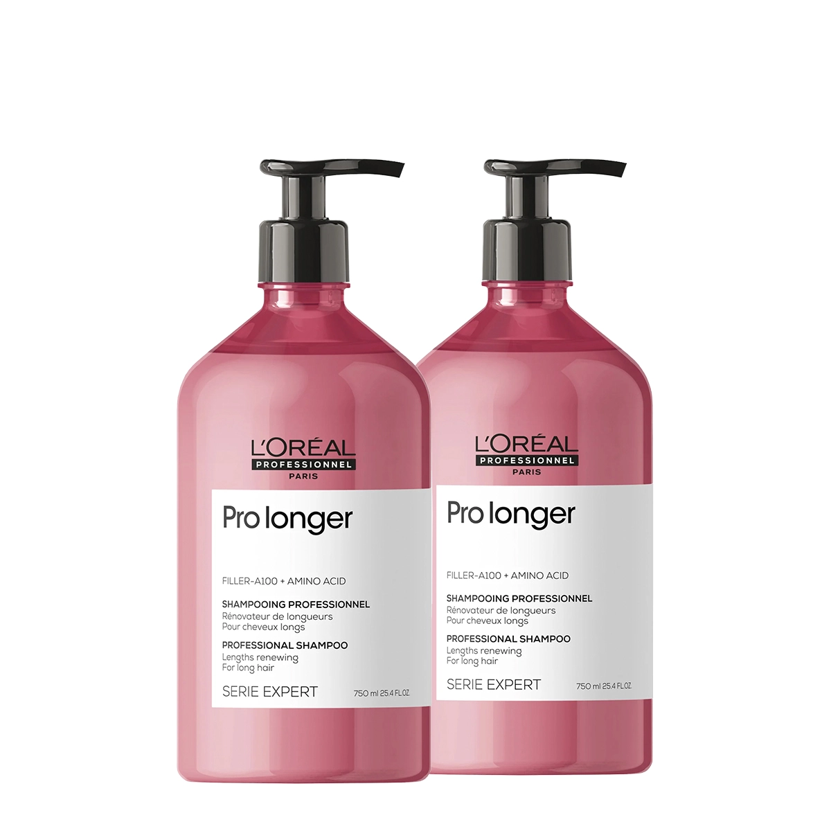 Kit Shampoo L'Oréal Professionnel Serie Expert Pro Longer 750ml 2 Unidades