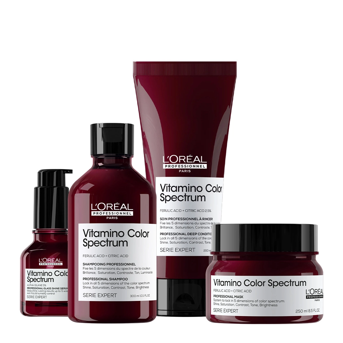 Kit L'Oréal Professionnel Vitamino Color Spectrum Hair Care Total (4 Produtos)