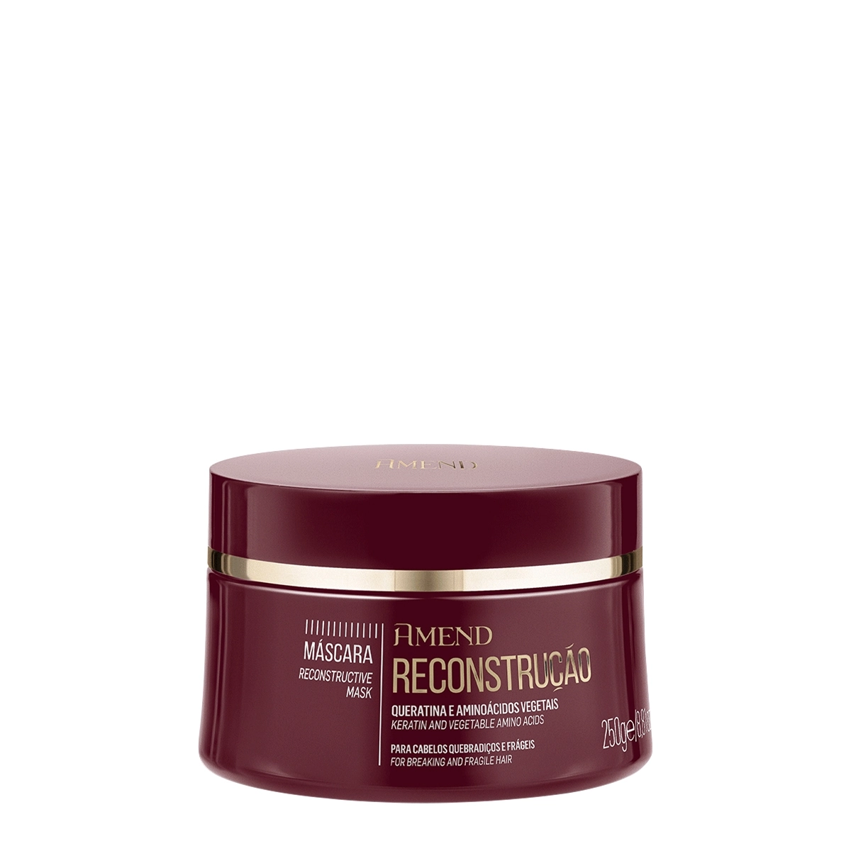 Amend Mascaras Essenciais - Máscara De Reconstrução 250g