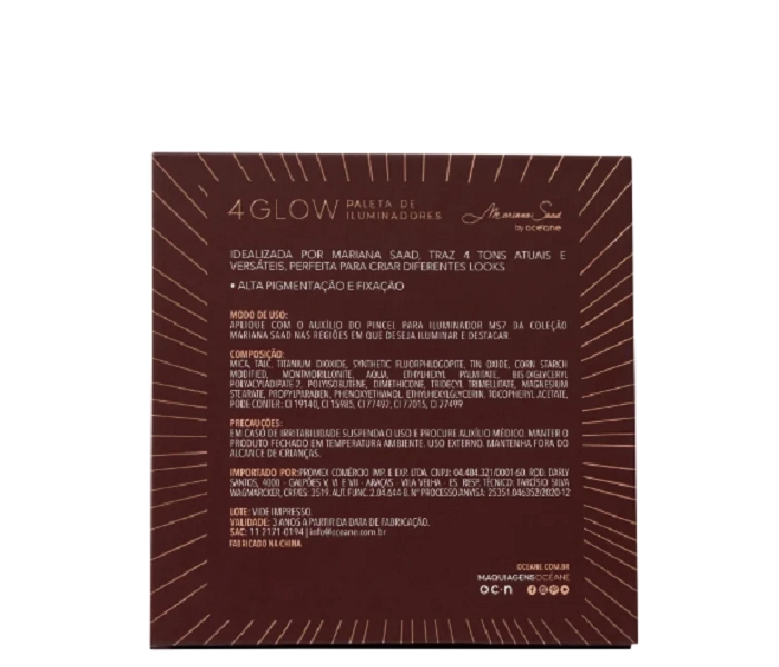 Mariana_Saad_by_Oceane_Paleta_de_Iluminador_4Glow_16g_Pincel_para_Iluminador_MS7_Evas_5 Produto Mariana_Saad_by_Oceane_Paleta_de_Iluminador_4Glow_16g_Pincel_para_Iluminador_MS7_Evas_5