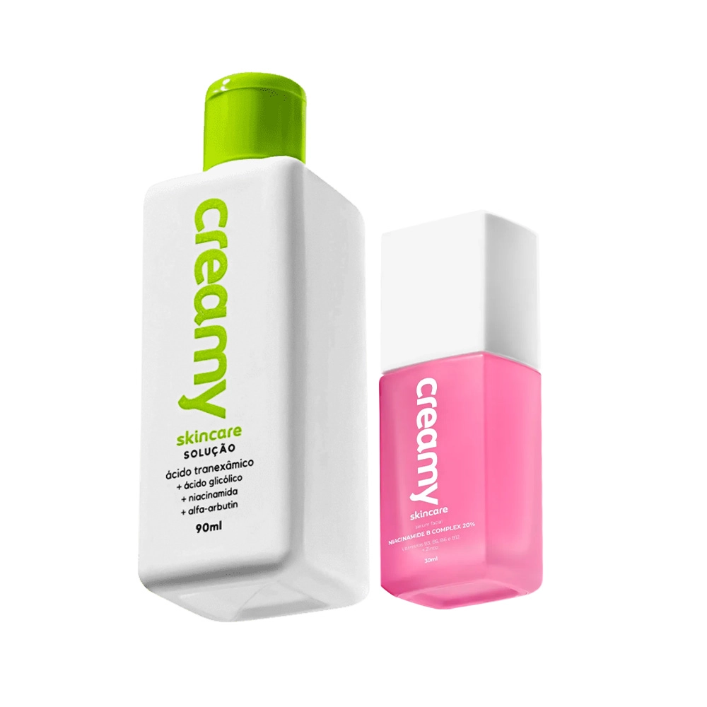 Kit Creamy B Complex 20 Tranexâmico Solução (2 Produtos)