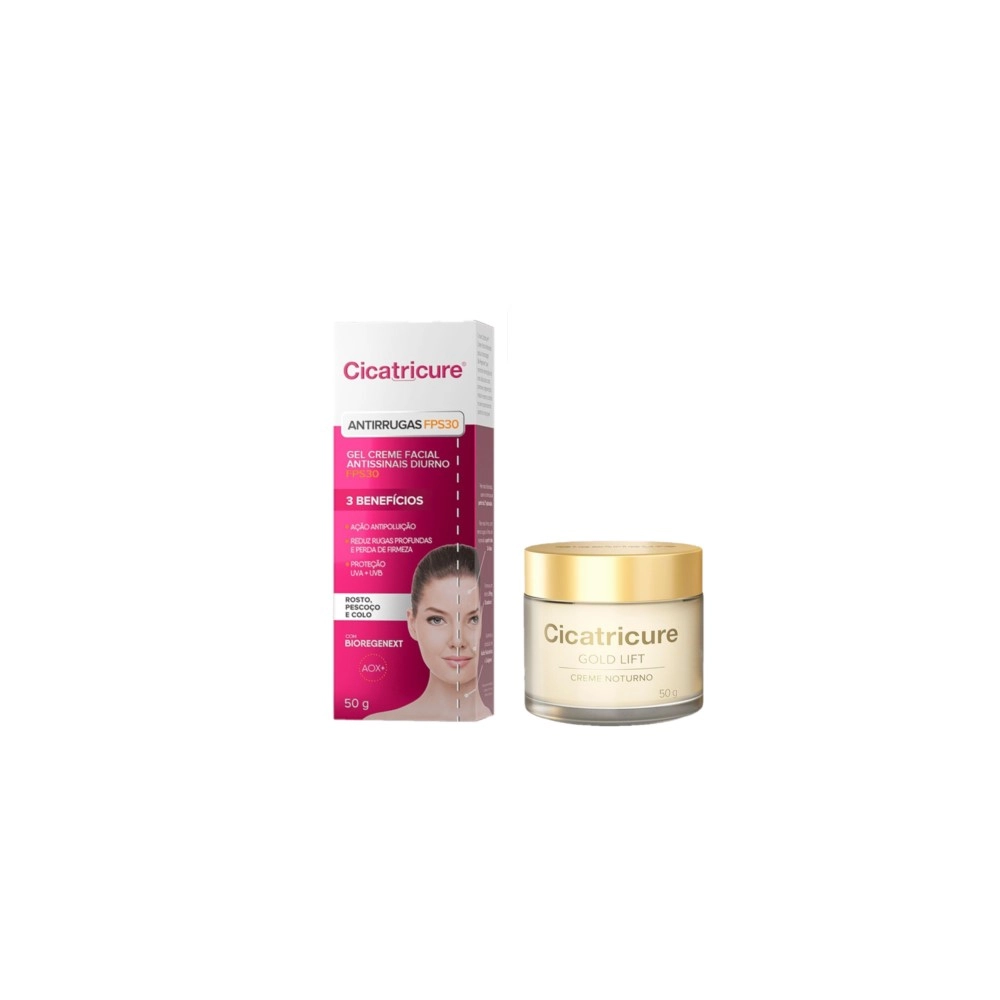 Kit Cicatricure Antissinais Gold Lift Noturno (2 Produtos)