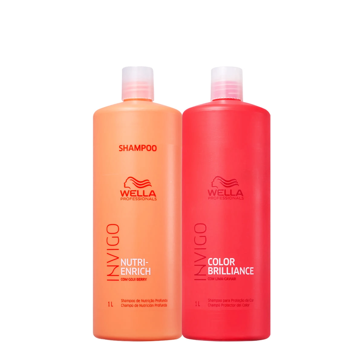 Kit Wella Professionals Invigo Nutri-Enrich Brilliance Shampoo Extra (2 Produtos)